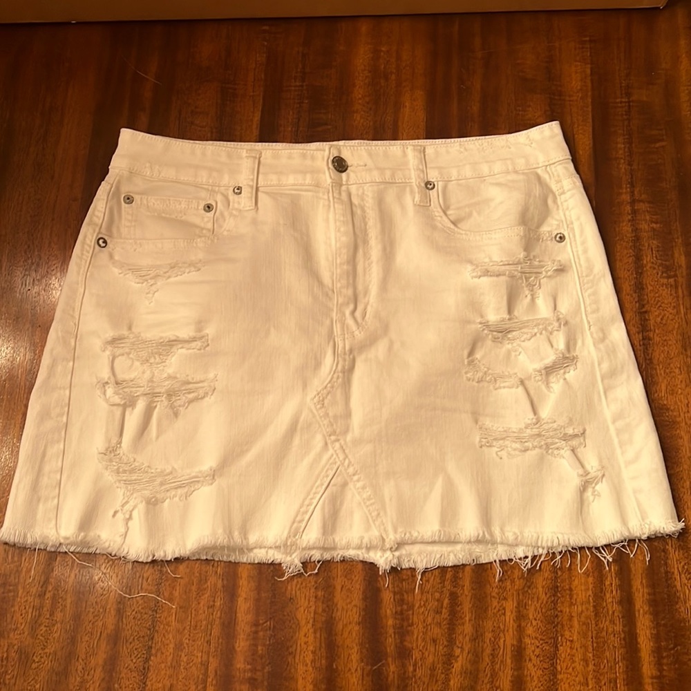 American Eagle White Denim skirt. Worn once